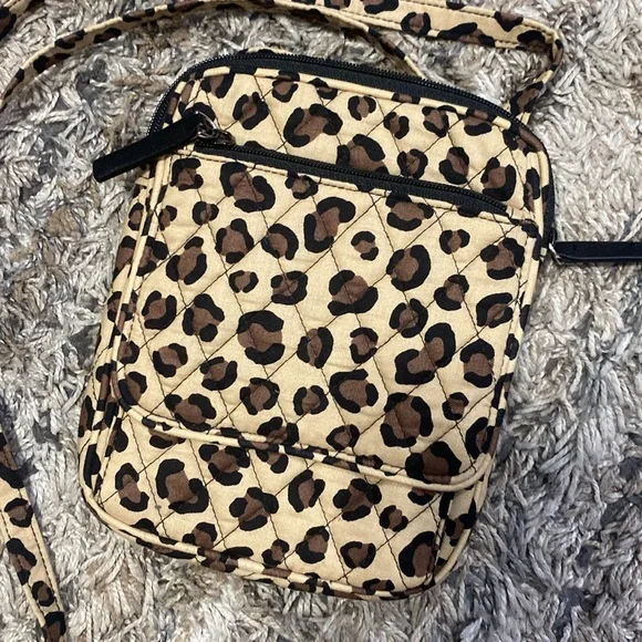 Vera Bradley Leopard Print Crossbody Bag - Picture 2 of 9